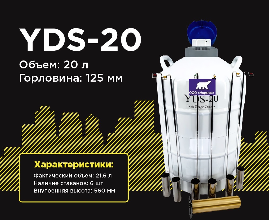 Сосуд дьюара YDS-20-125