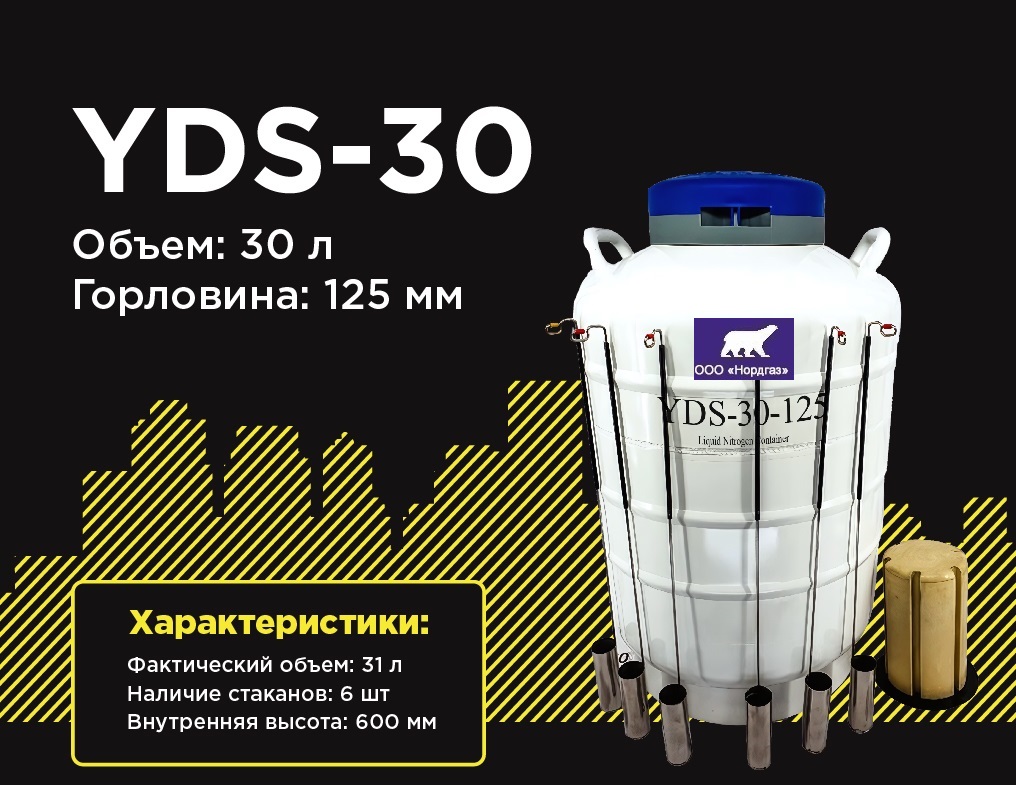 Сосуд дьюара YDS-30-125 